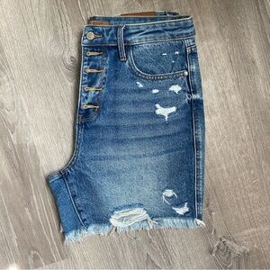 Judy Blue High Rise Distressed Blue Jeans